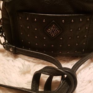 Black mini handbag